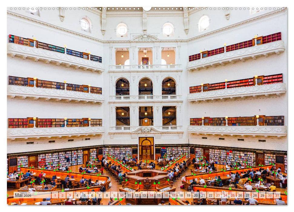 Melbourne Impressionen (CALVENDO Wandkalender 2026)