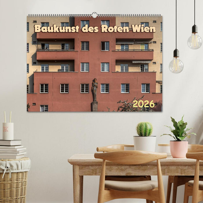 Baukunst des Roten Wien (CALVENDO Wandkalender 2026)
