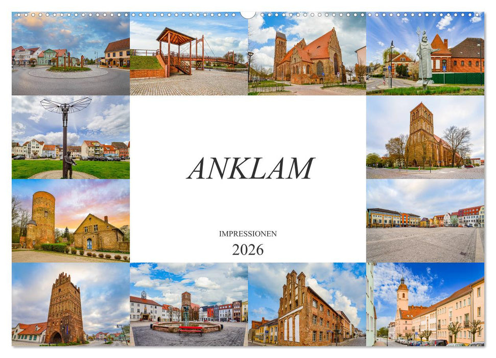 Anklam Impressionen (CALVENDO Wandkalender 2026)