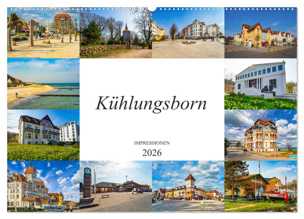 Kühlungsborn Impressionen (CALVENDO Wandkalender 2026)