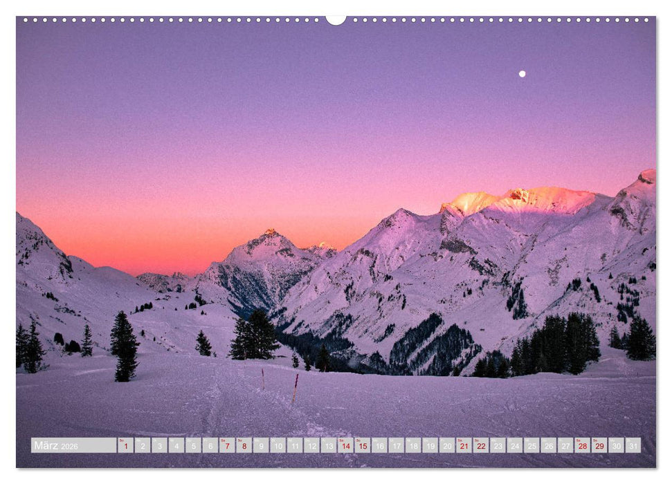 Arlberg - magic of winter (CALVENDO Wandkalender 2026)