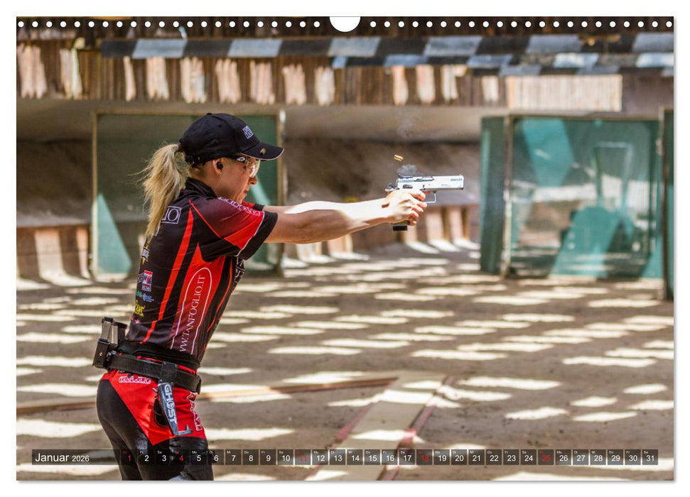 IPSC - Dynamischer Schießsport (CALVENDO Wandkalender 2026)