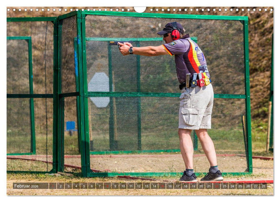 IPSC - Dynamischer Schießsport (CALVENDO Wandkalender 2026)
