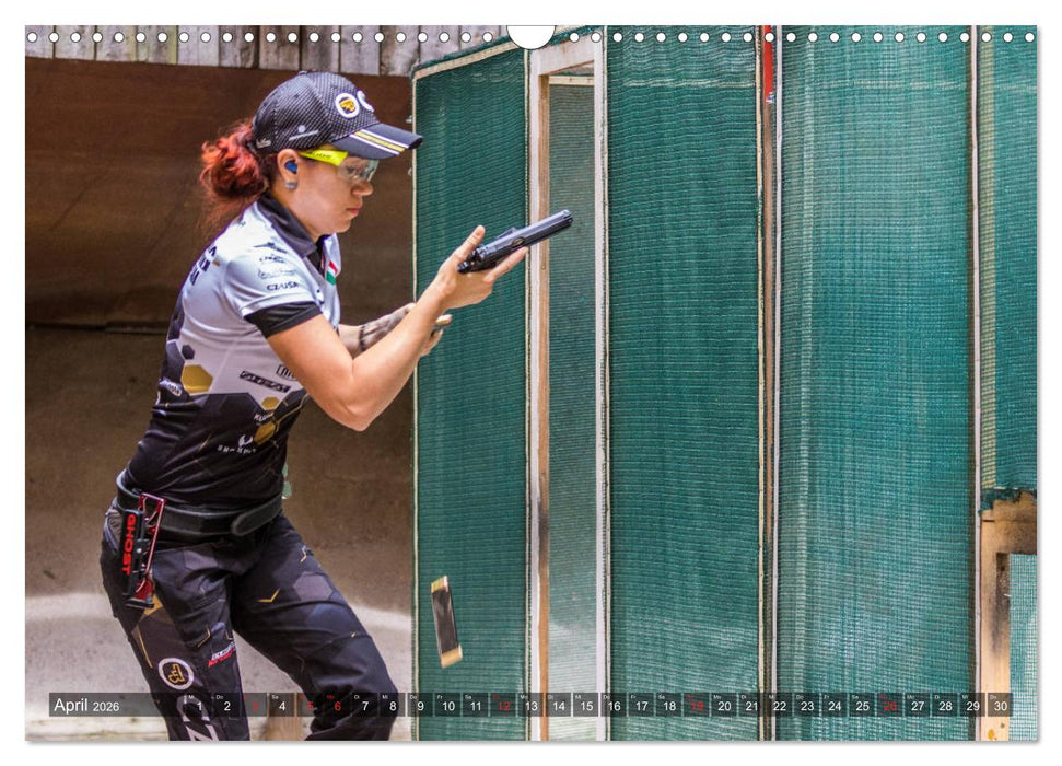 IPSC - Dynamischer Schießsport (CALVENDO Wandkalender 2026)