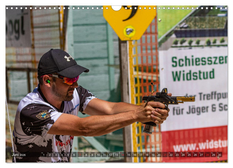 IPSC - Dynamischer Schießsport (CALVENDO Wandkalender 2026)