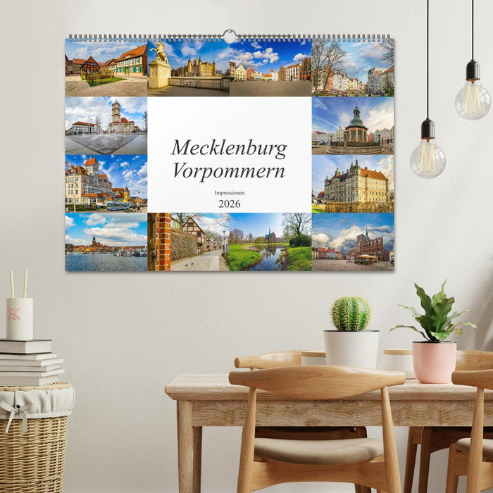 Mecklenburg Vorpommern Impressionen (CALVENDO Wandkalender 2026)