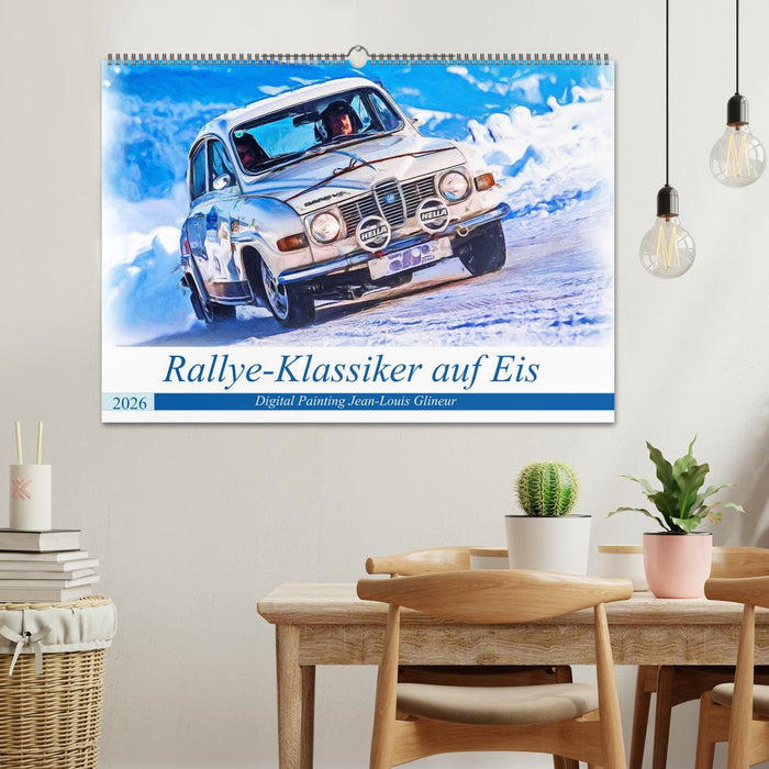 Rallye-Klassiker auf Eis (CALVENDO Wandkalender 2026)