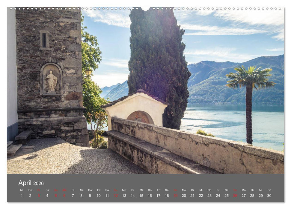 Tessin, zwischen Lago Maggiore und Lugano (CALVENDO Wandkalender 2026)