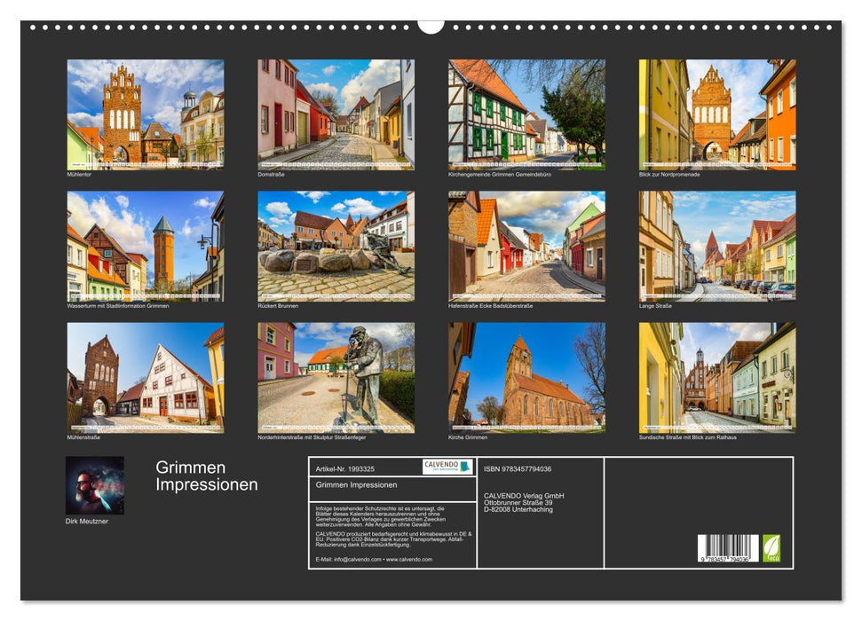 Grimmen Impressionen (CALVENDO Wandkalender 2026)