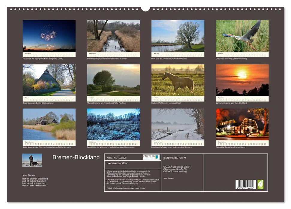 Bremen-Blockland (CALVENDO Wandkalender 2026)