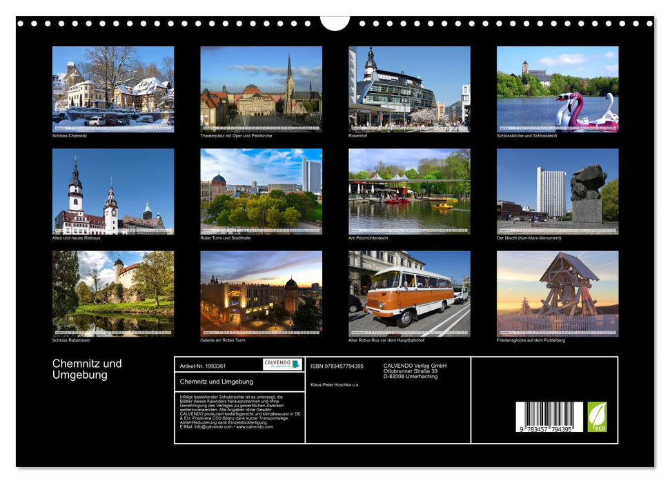 Chemnitz und Umgebung (CALVENDO Wandkalender 2026)