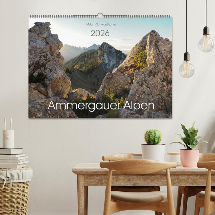 Ammergauer Alpen (CALVENDO Wandkalender 2026)