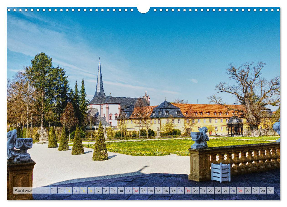 Würzburg und Veitshöchheim - romantische Rokoko Städte am Main (CALVENDO Wandkalender 2026)