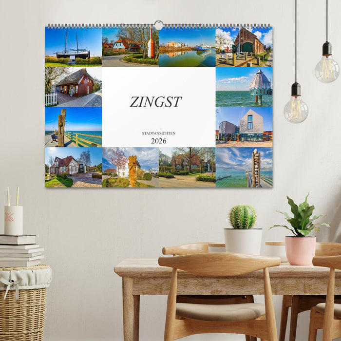 Zingst Stadtansichten (CALVENDO Wandkalender 2026)