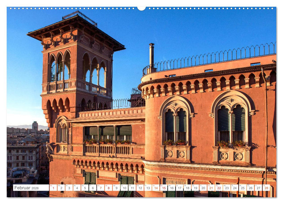 Genua - Die facettenreiche Schönheit (CALVENDO Wandkalender 2026)
