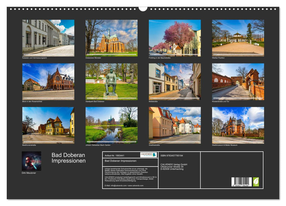 Bad Doberan Impressionen (CALVENDO Wandkalender 2026)