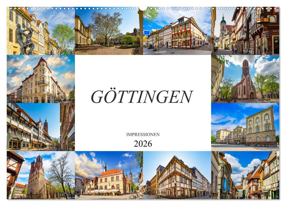 Göttingen Impressionen (CALVENDO Wandkalender 2026)
