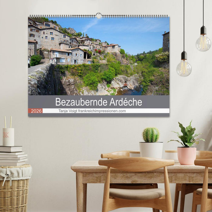 Bezaubernde Ardèche (CALVENDO Wandkalender 2026)