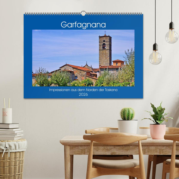 Garfagnana, Impressionen aus dem Norden der Toskana (CALVENDO Wandkalender 2026)