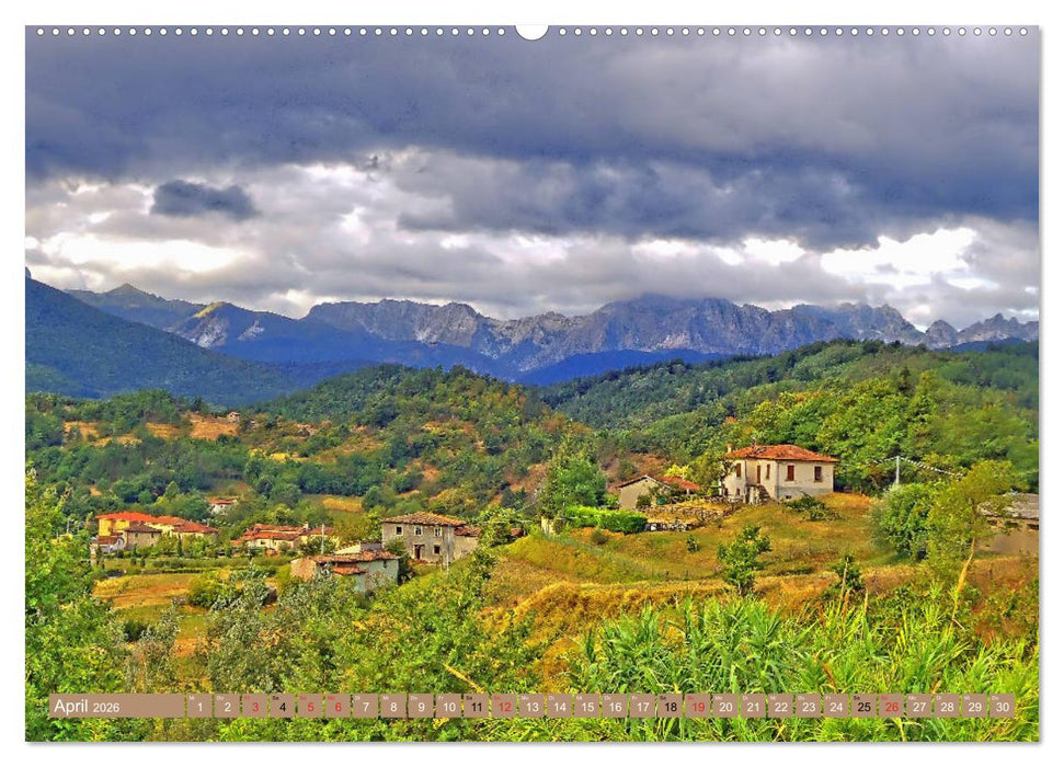 Garfagnana, Impressionen aus dem Norden der Toskana (CALVENDO Wandkalender 2026)
