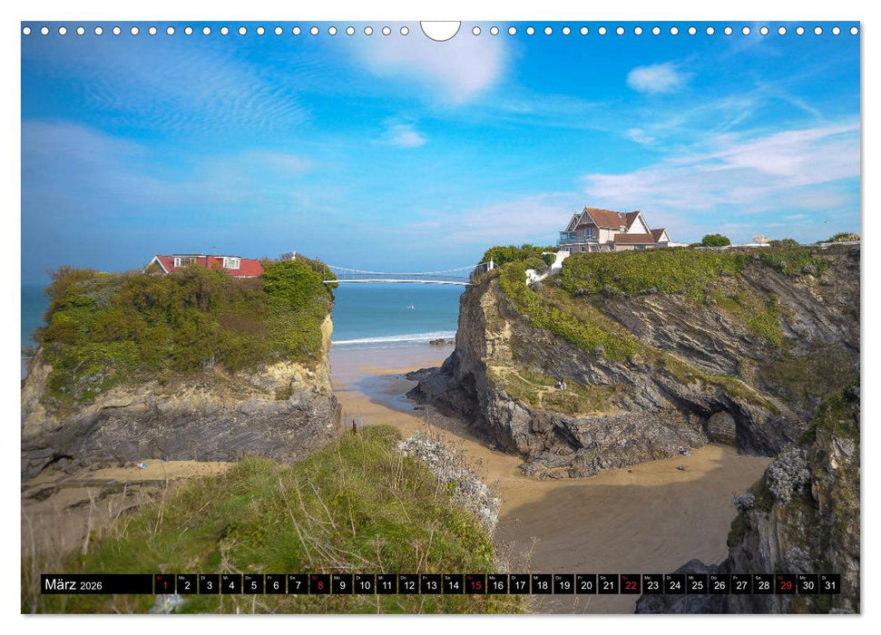 Blickpunkte Cornwall (CALVENDO Wandkalender 2026)