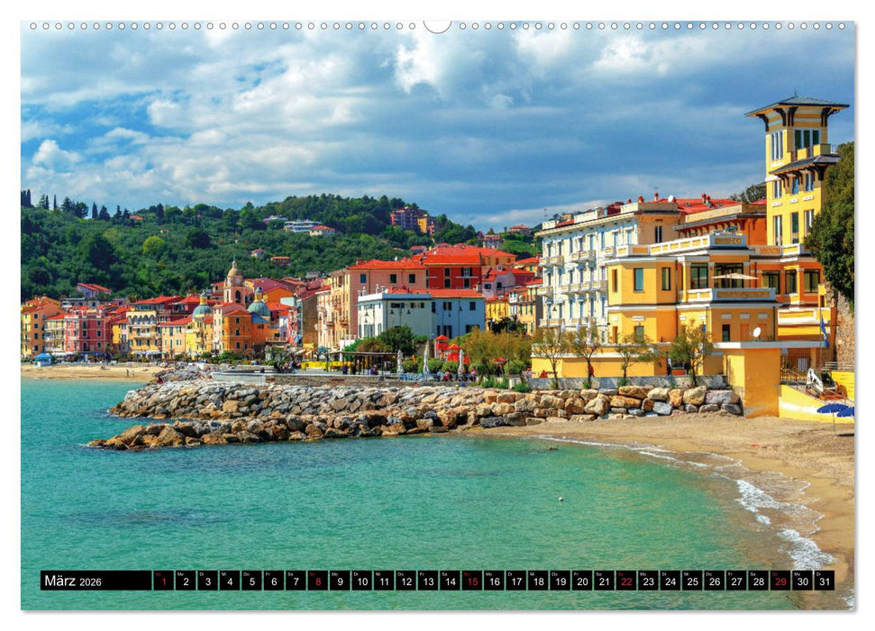 Bunte Woche in Ligurien (CALVENDO Wandkalender 2026)
