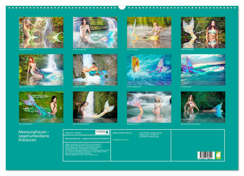 Meerjungfrauen - sagenumwobene Kreaturen (CALVENDO Wandkalender 2026)
