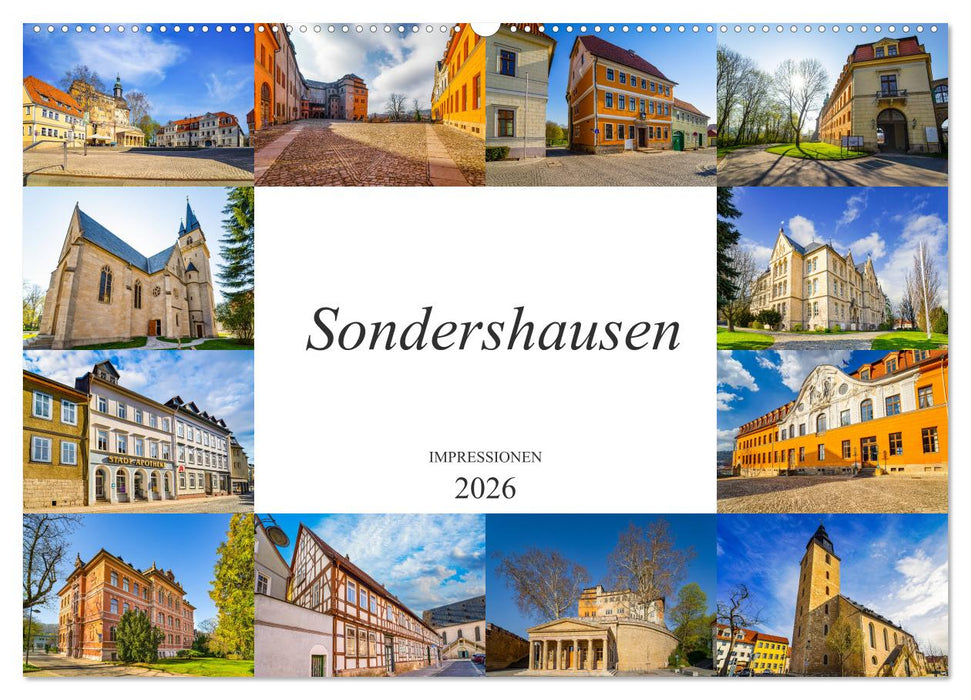 Sondershausen Impressionen (CALVENDO Wandkalender 2026)