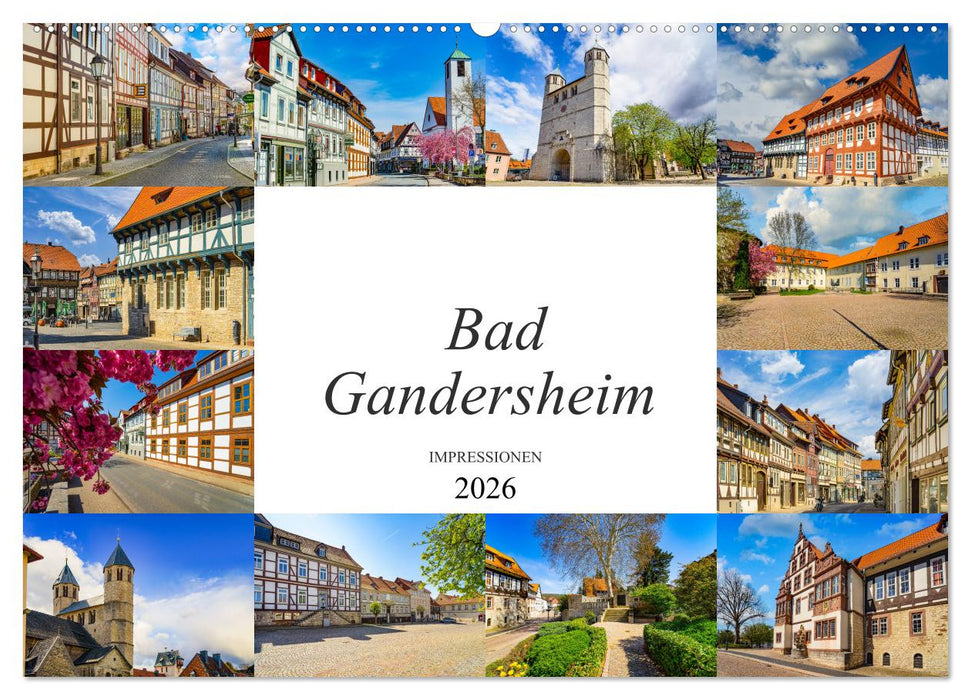 Bad Gandersheim Impressionen (CALVENDO Wandkalender 2026)