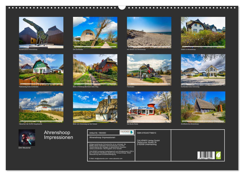Ahrenshoop Impressionen (CALVENDO Wandkalender 2026)