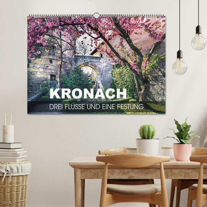 Kronach - drei Flüsse und eine Festung (CALVENDO Wandkalender 2026)