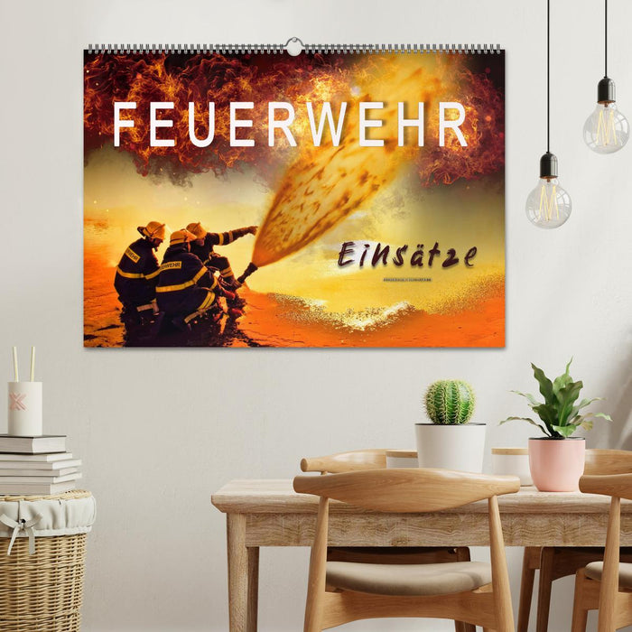 Feuerwehr - Einsätze (CALVENDO Wandkalender 2026)