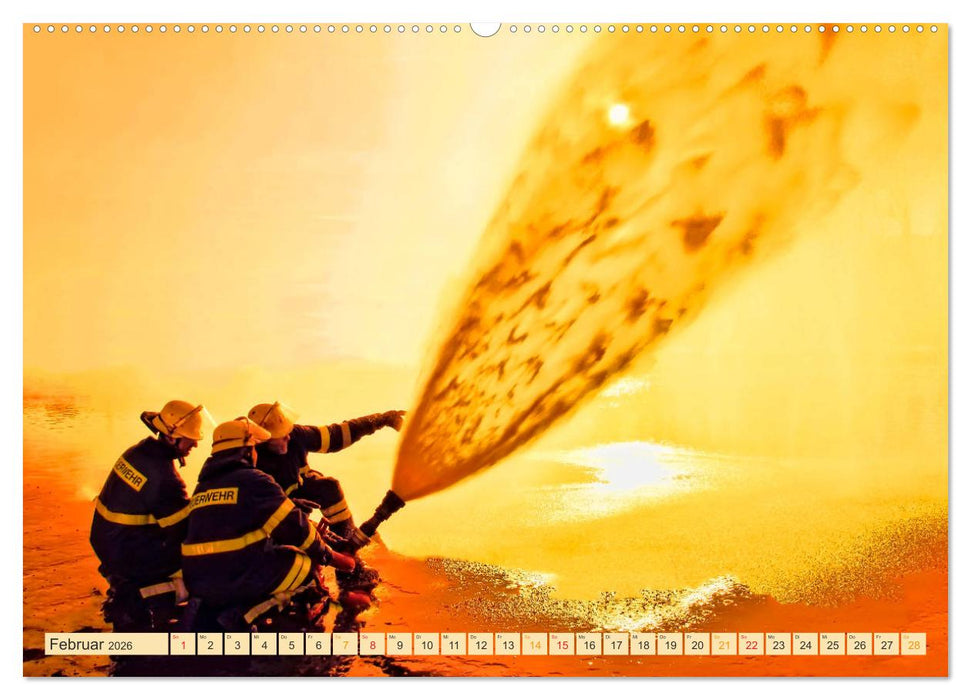 Feuerwehr - Einsätze (CALVENDO Wandkalender 2026)