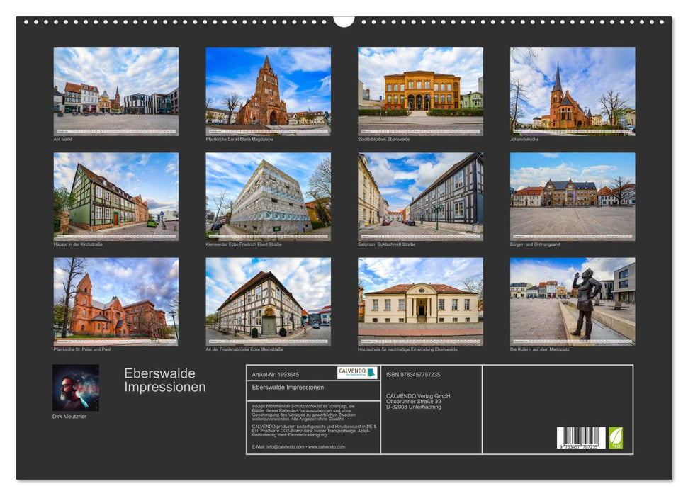 Eberswalde Impressionen (CALVENDO Wandkalender 2026)