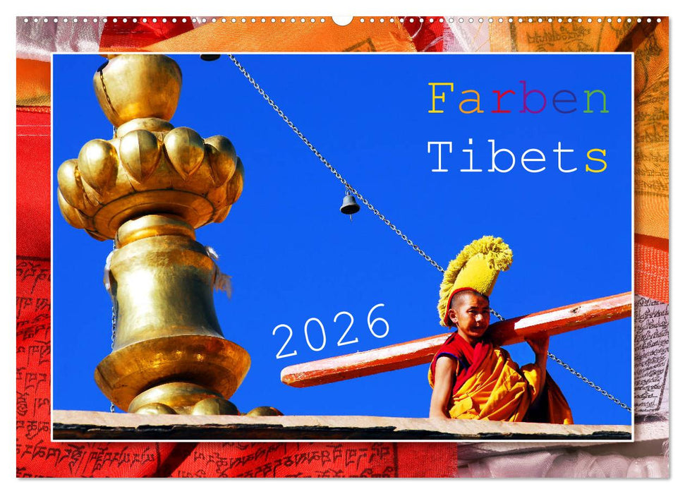 Farben Tibets (CALVENDO Wandkalender 2026)