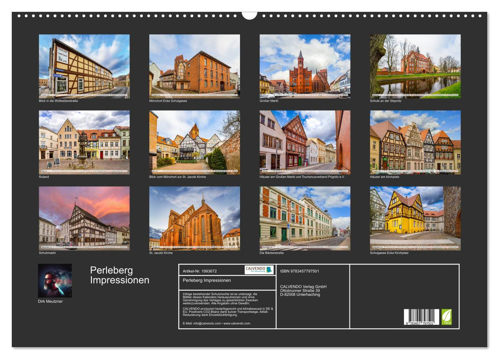 Perleberg Impressionen (CALVENDO Wandkalender 2026)