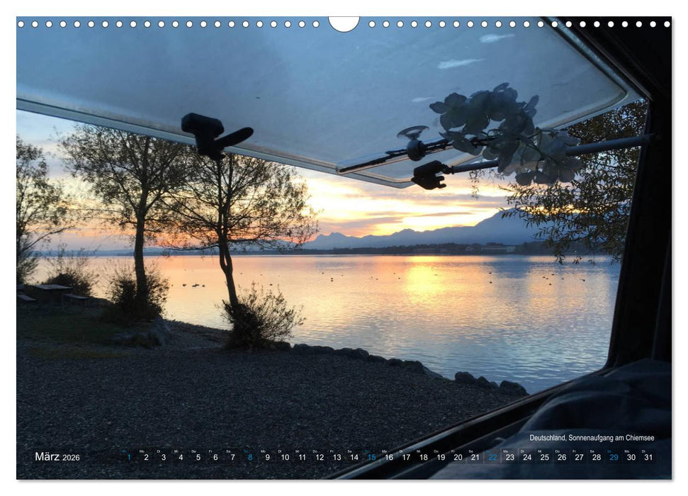 Vanlife - Leben, fahren, frei sein mit dem Wohnmobil (CALVENDO Wandkalender 2026)