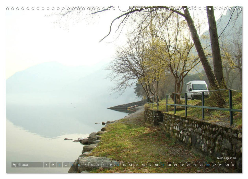 Vanlife - Leben, fahren, frei sein mit dem Wohnmobil (CALVENDO Wandkalender 2026)