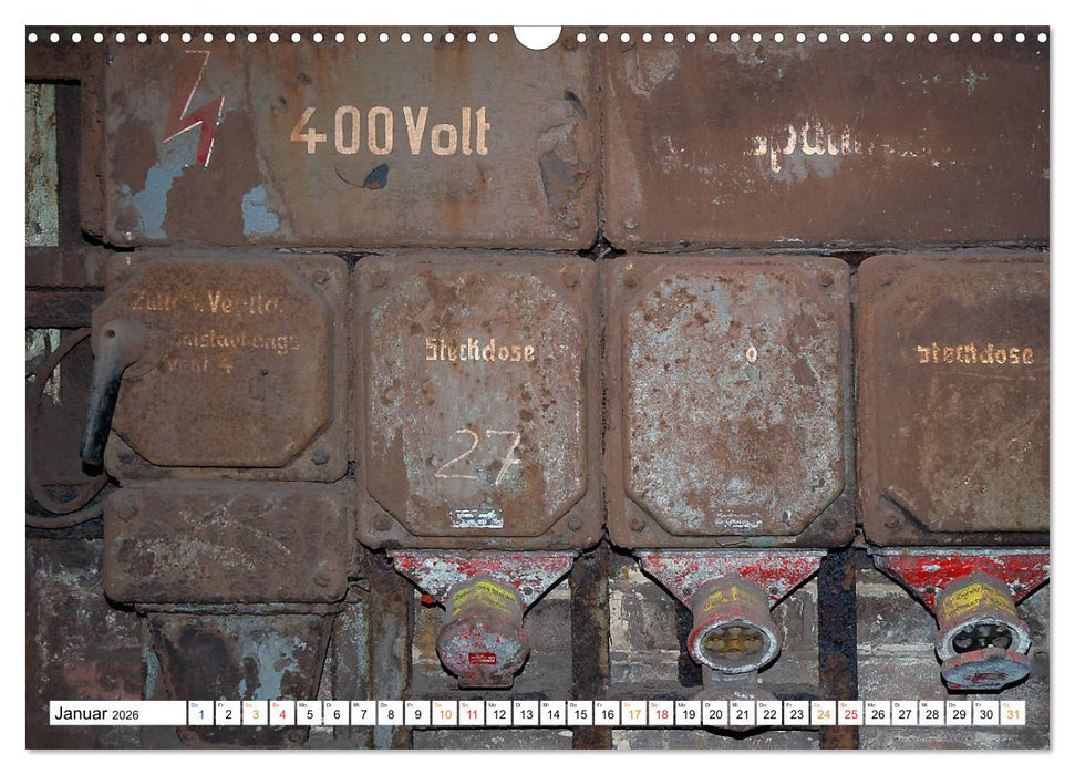 Völklinger Hütte Welterbe seit 1994 (CALVENDO Wandkalender 2026)