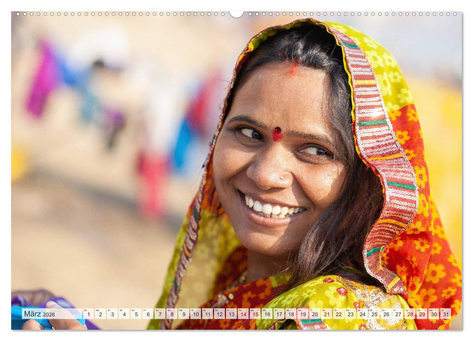 INDIEN Allahabad Haridwar Varanasi Vrindavan (CALVENDO Wandkalender 2026)