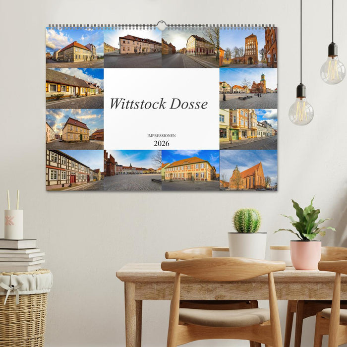 Wittstock Dosse Impressionen (CALVENDO Wandkalender 2026)