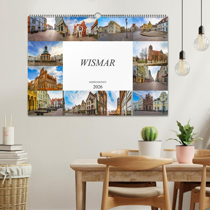 Wismar Impressionen (CALVENDO Wandkalender 2026)
