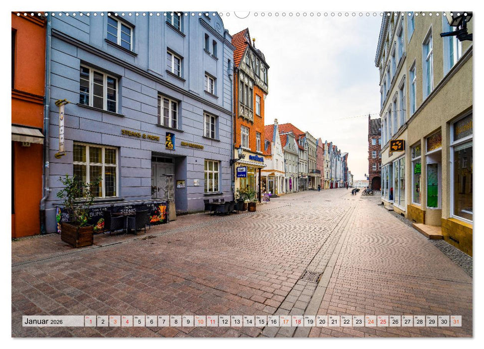 Wismar Impressionen (CALVENDO Wandkalender 2026)