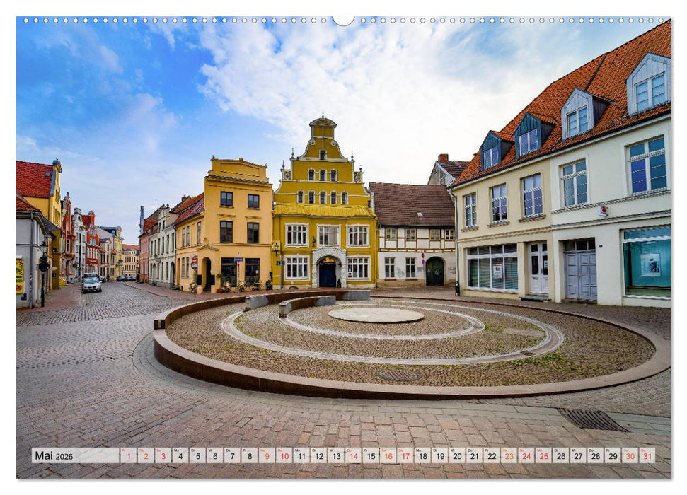 Wismar Impressionen (CALVENDO Wandkalender 2026)