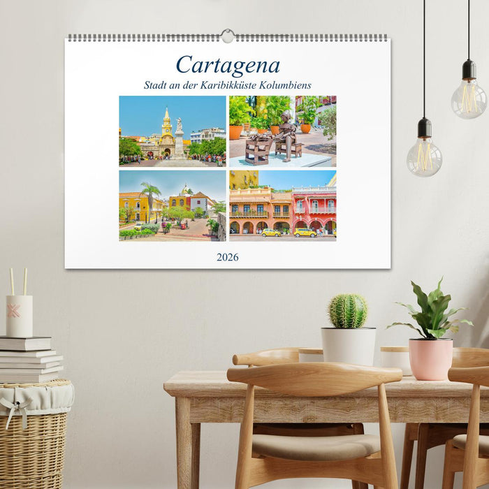 Cartagena - Stadt an der Karibikküste Kolumbiens (CALVENDO Wandkalender 2026)