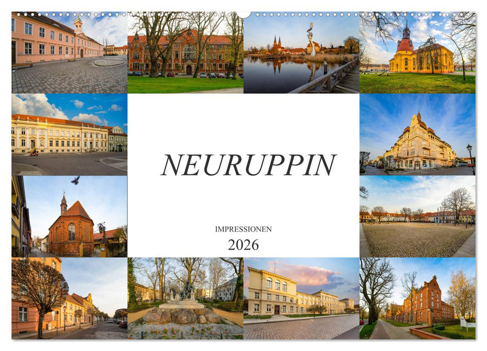 Neuruppin Impressionen (CALVENDO Wandkalender 2026)