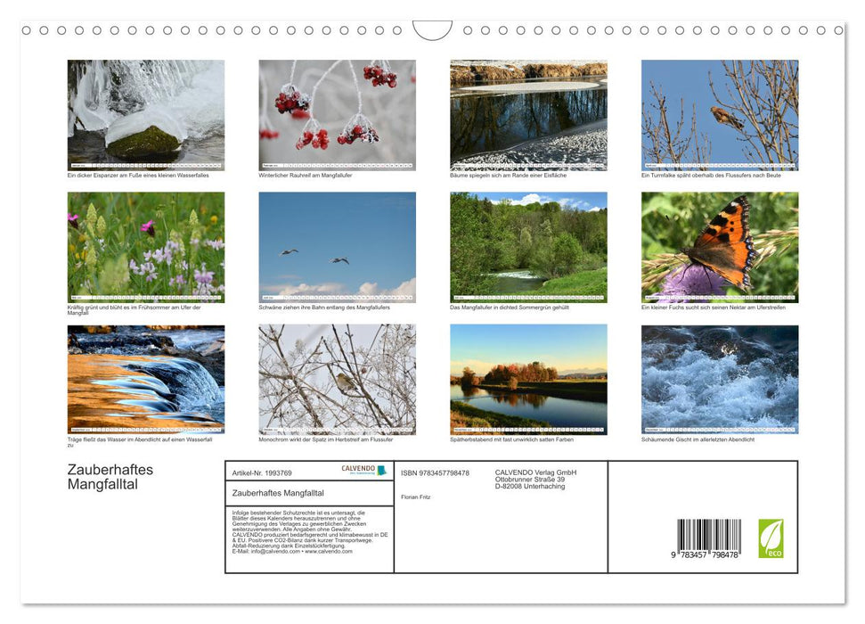 Zauberhaftes Mangfalltal (CALVENDO Wandkalender 2026)