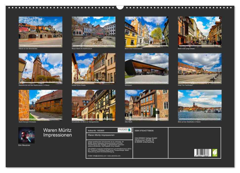 Waren Müritz Impressionen (CALVENDO Wandkalender 2026)