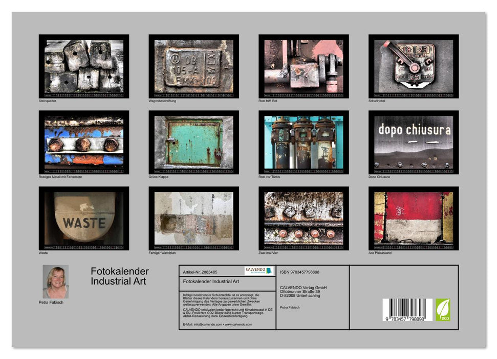 Fotokalender Industrial Art (CALVENDO Wandkalender 2026)