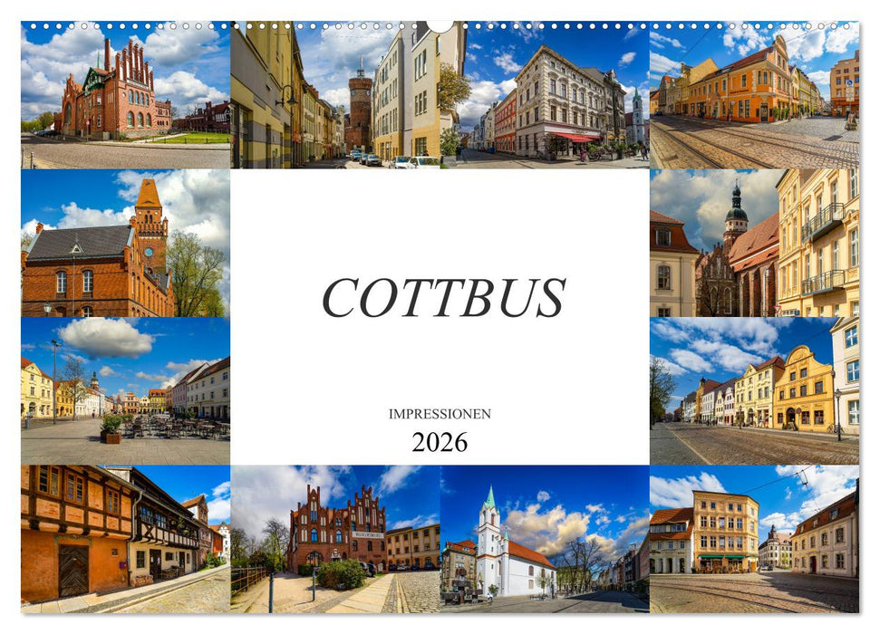 Cottbus Impressionen (CALVENDO Wandkalender 2026)